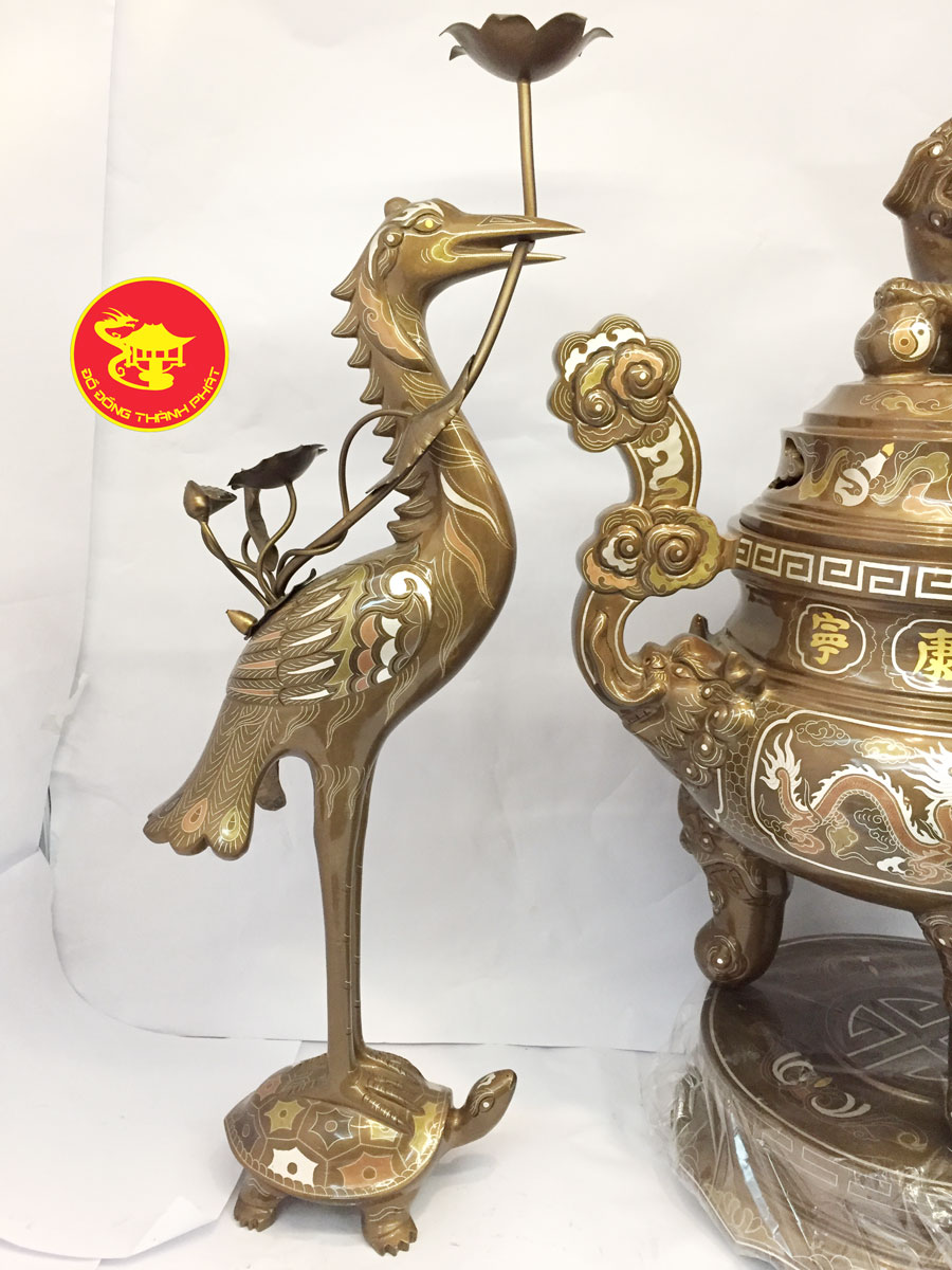 bán đồ thờ cúng bằng đồng ngũ sắc