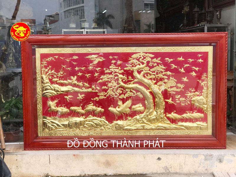 nơi bán tranh dát vàng 9999 cực đẹp