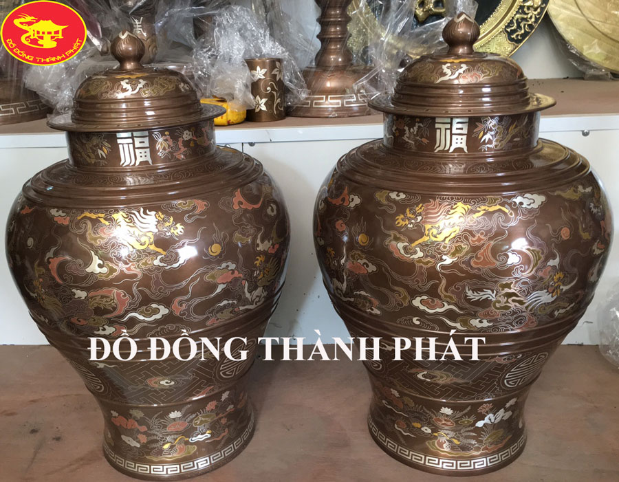 tróe đồng khảm ngũ sắc đẹp