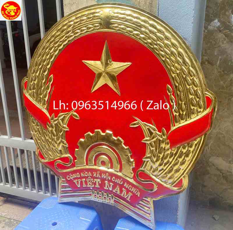 quốc huy bằng đồng treo cơ quan hành chính