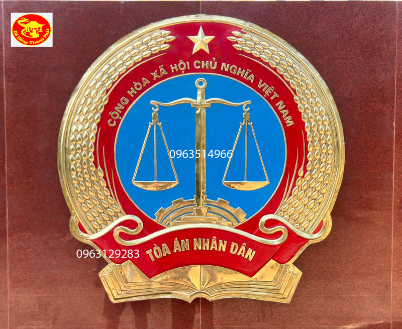 logo bang đồng tòa an nhân dân