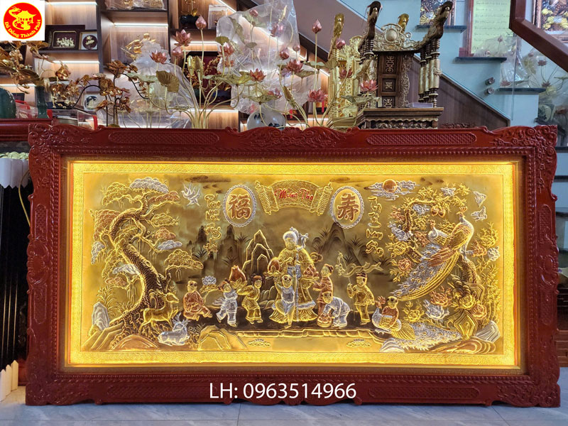 tranh mừng thọ bà mừng xuân giáp ngọ 2026